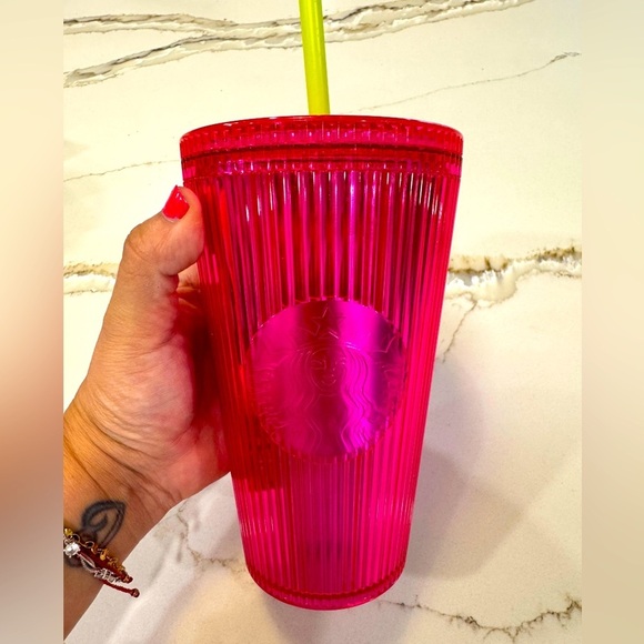 Starbucks Other - Starbucks Pink Bling Cold Cup 16oz – Gently Used